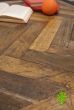 Salvaged oak wood block flooring 