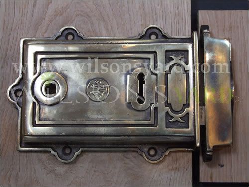 Solid Brass Large Rim Lock