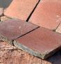 Reclaimed old quarry tiles