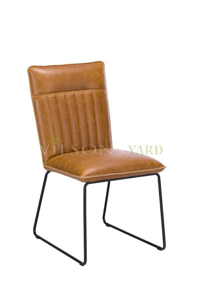 Marlin tan dining chair