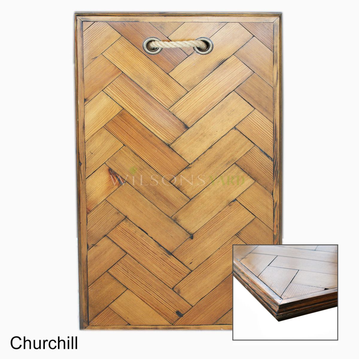 Oak on sale parquet table