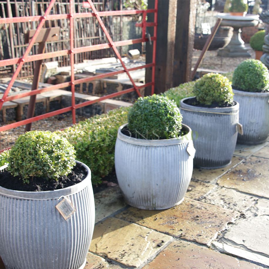Vintage galvanised dolly tubs