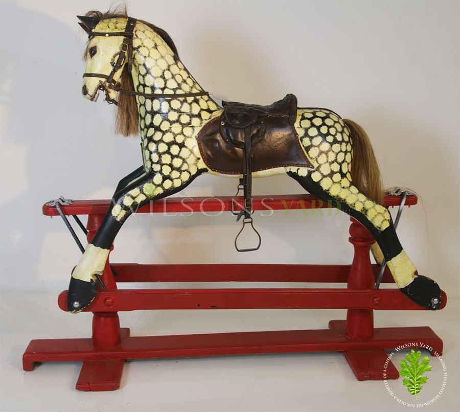 Antique childs rocking horse online