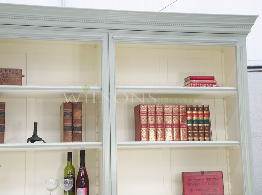 Extra large painted bookcase made to order