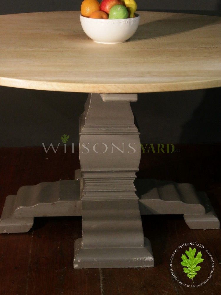 Oak pedestal clearance base