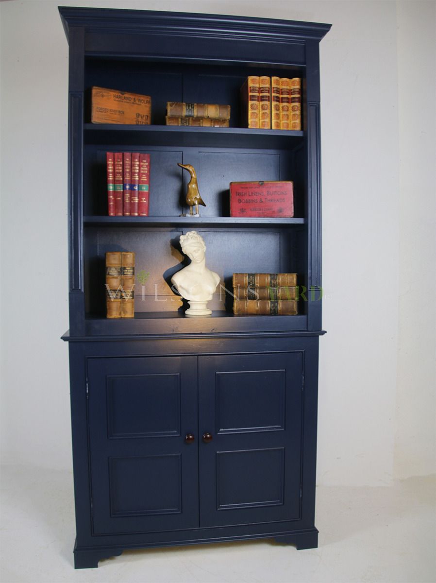 Navy blue outlet kitchen dresser