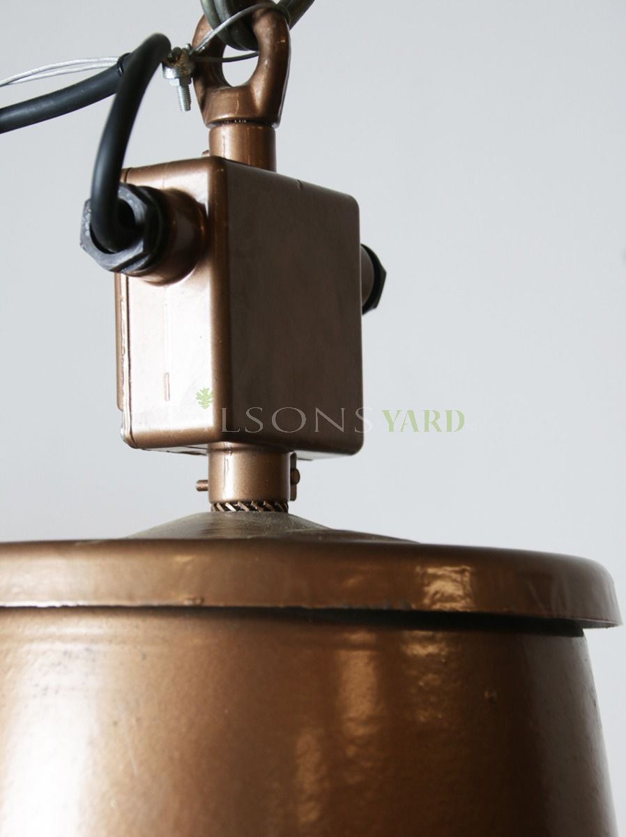 Bronze Industrial Hanging Light