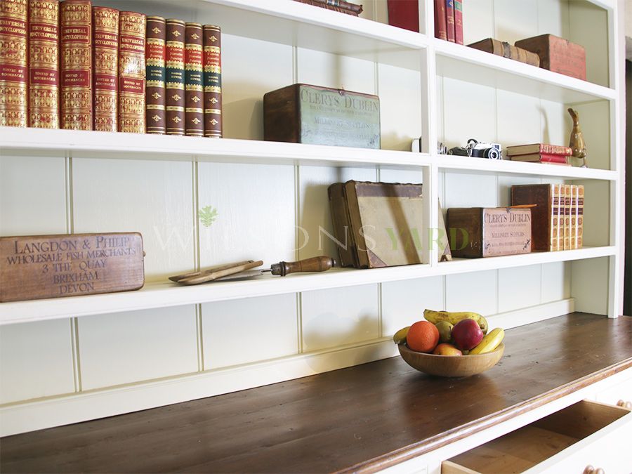 Large dresser / bookcase with rounded corners