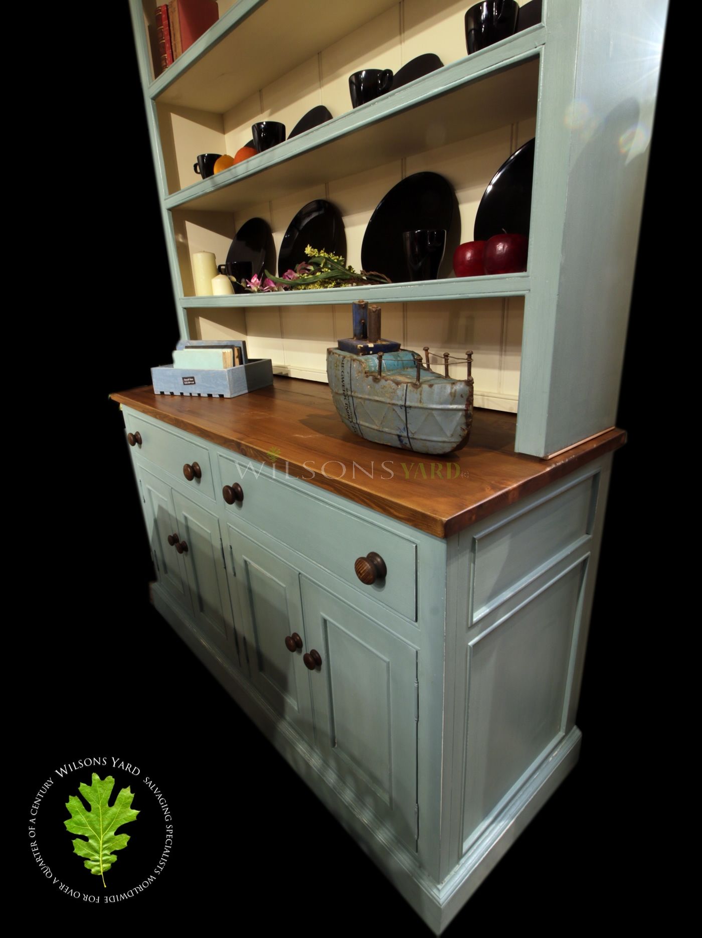 Kitchen dresser with plate cheap rack