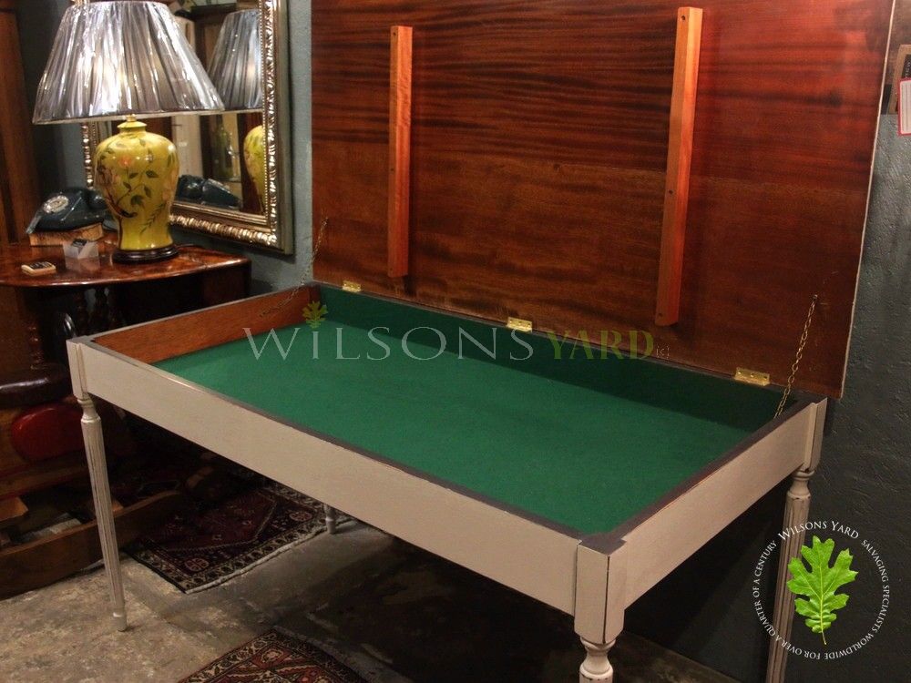 Games Table with Felt Lined Interior