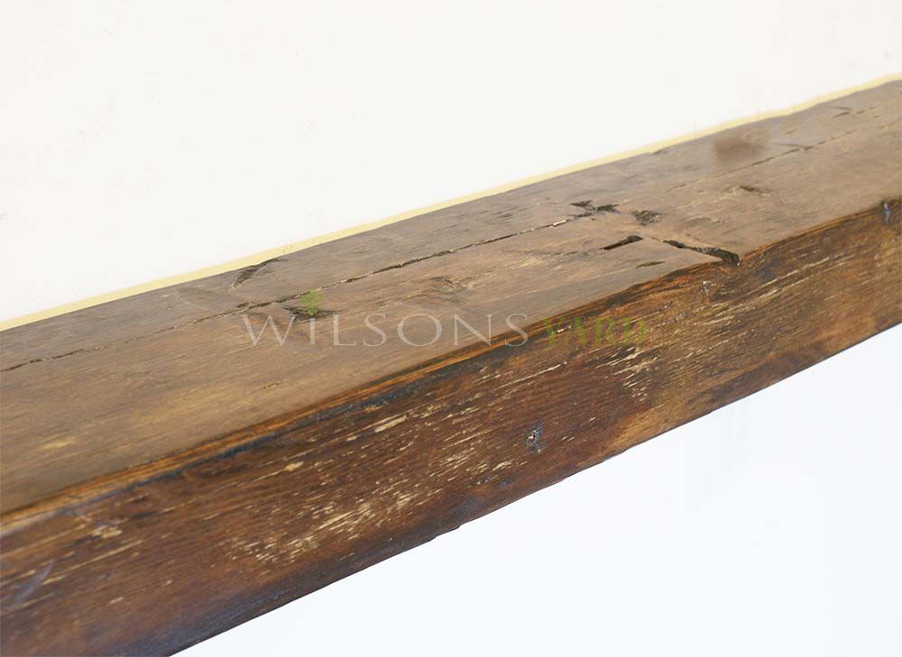 Reclaimed medium Pine fireplace and stove beams