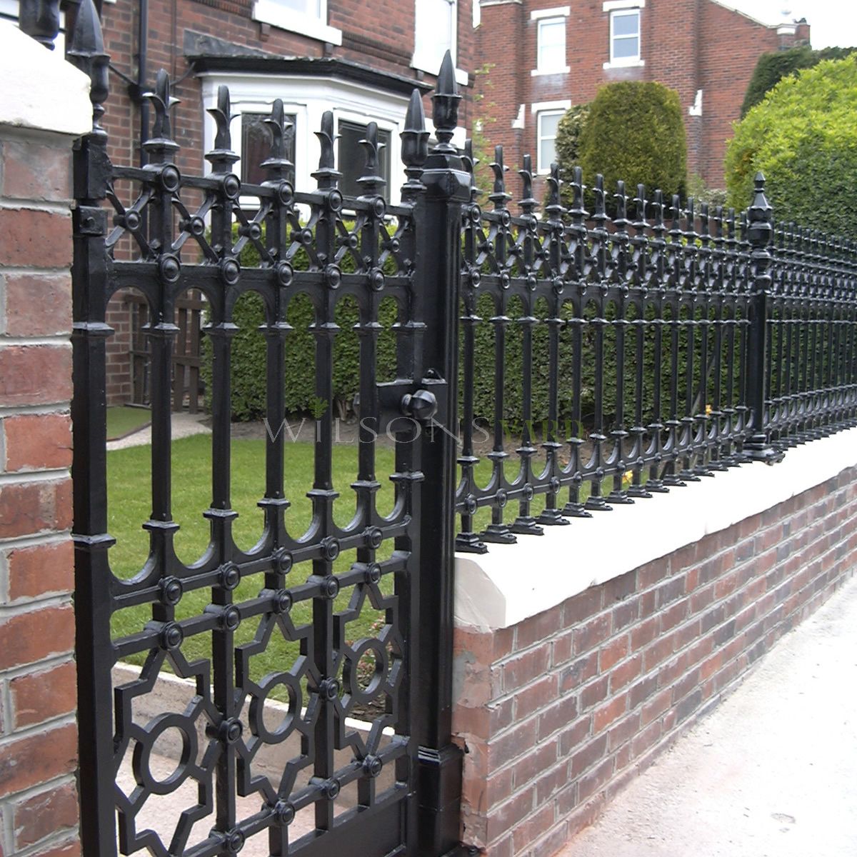 heritage cast iron gates harley pedestrian gate