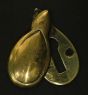 Solid Brass Art Nouveau Escutcheon