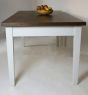 Lovely wooden topped table with painted base