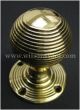 Solid Brass Beehive Door Handles / Door Knobs