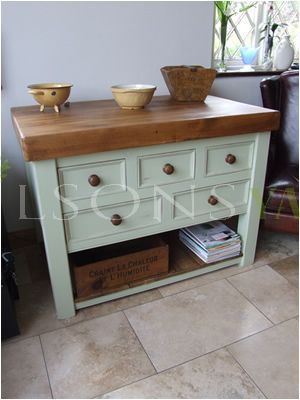 Traditional, Hand Crafted Kitchen Island.