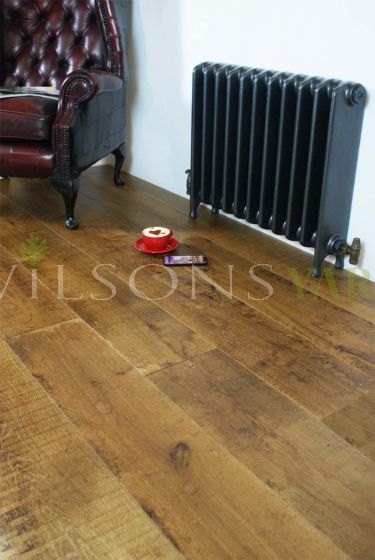 Exclusive - Wilsons pre finished engineered wide oak plank (Golden)