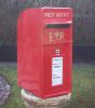 Cast iron Royal Mail post box 