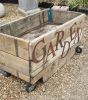 Vintage Garden wooden planter