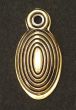 Solid Brass Oval Beehive Escutcheon