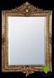 Gold Gilt Leaf Bevelled Mirror
