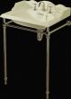 25 Inch Washbasin Stand Set With Mixer Antique White China