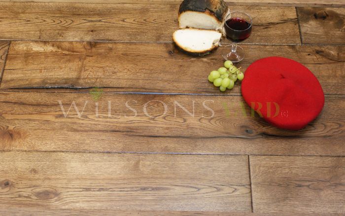 Antique French wood flooring 