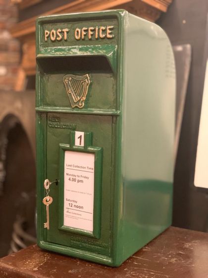 Vintage cast iron style post box