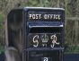 Black Royal Mail post box