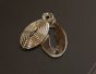 Solid Nickel Oval Beehive Escutcheon