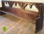 19th century Church pew in Oak 