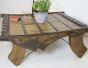Antique cart coffee table 