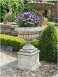 Wilsons Small Royal Doulton Urn On Small Square Plinth