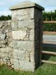 Salvaged Granite gate pillars and caps