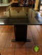 Granite Topped Table with H Iron Legs