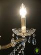 Beautiful Italian Marie Therese Chandelier with a Bird Cage Style Glass Frame