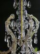 Beautiful Italian Marie Therese Chandelier with a Bird Cage Style Glass Frame