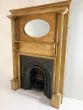 Antique over mantle fireplace 