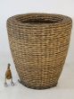 Vintage wicker planter basket 