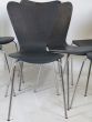 Set of 7 dining chairs 