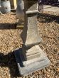 Vintage style garden birdbath