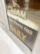 Hand painted 2 door sign writing glazed cupboard