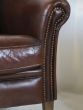 Antique leather armchairs 
