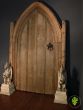 Fantastic 19th Century Gothic Door in Frame Complete with Original Locks and Hardware