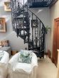 Victorian style cast iron spiral staircase 