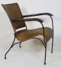Antique style leather chair