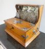 Edwardian Oak Tantalus