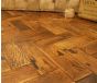 Salvaged reclaimed parquet wood flooring 
