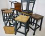 Vintage wooden bar stools
