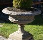 The Triton Collection - Lattice Weave Urn on Regency Pedestal